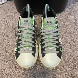 NWOT P448 women’s John cheetah sneaker size 8.5